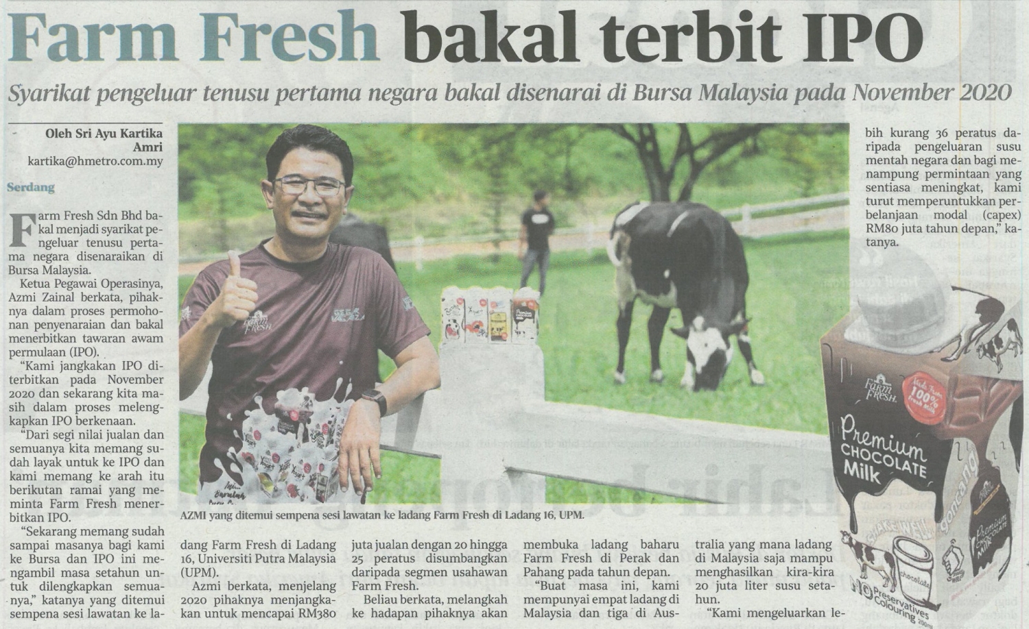 Malaysia ipo fresh farm Farm Fresh